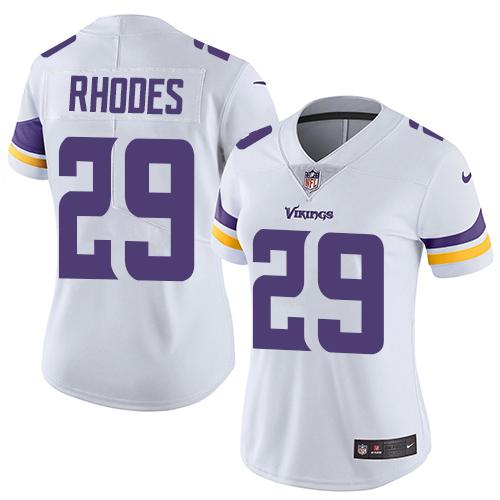 Women 2019 Minnesota Vikings #29 Rhodes white Nike Vapor Untouchable Limited NFL Jersey->women nfl jersey->Women Jersey